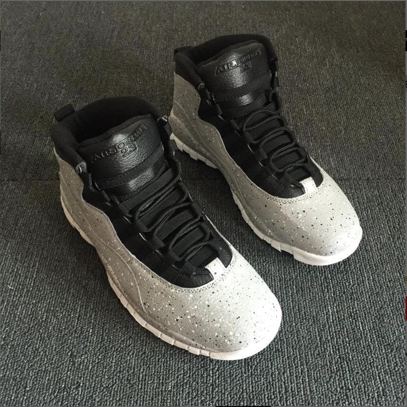 Air Jordan 10 Cement Shoes Sneakers by Air Jordan