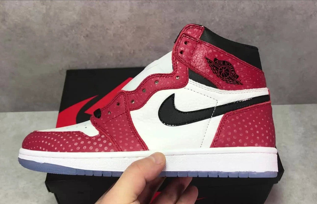 Air Jordan 1 Retro High Spider-Man Origin Story Shoes Sneakers by Air Jordan