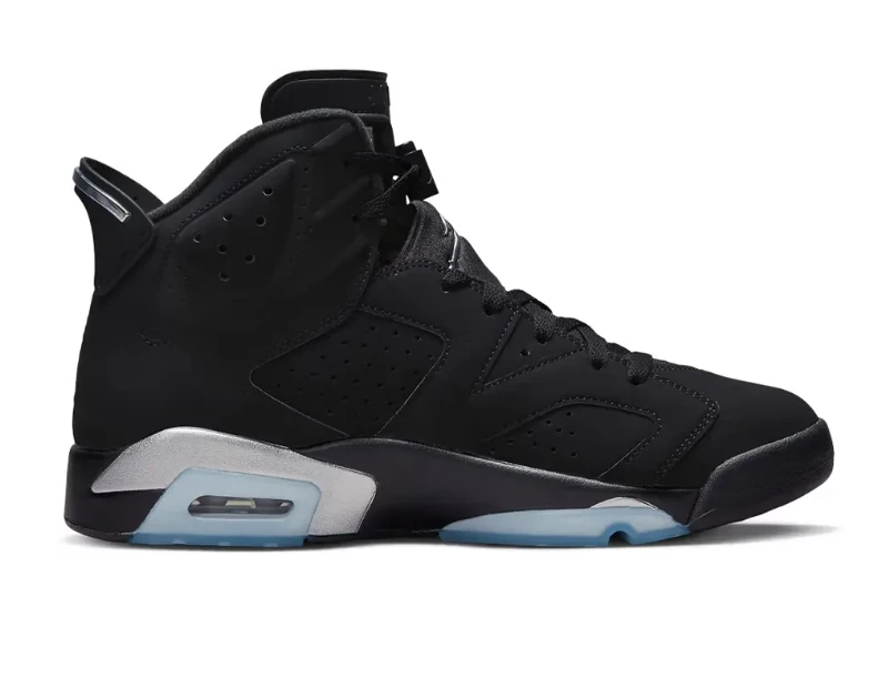 AJ 6 Retro Metallic Silver Shoes Sneakers by Air Jordan