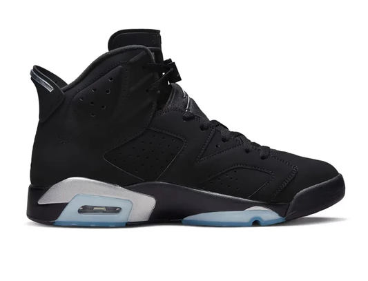 AJ 6 Retro Metallic Silver Shoes Sneakers by Air Jordan