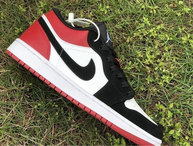 Air Jordan 1 Low Black Toe Shoes Sneakers by Air Jordan