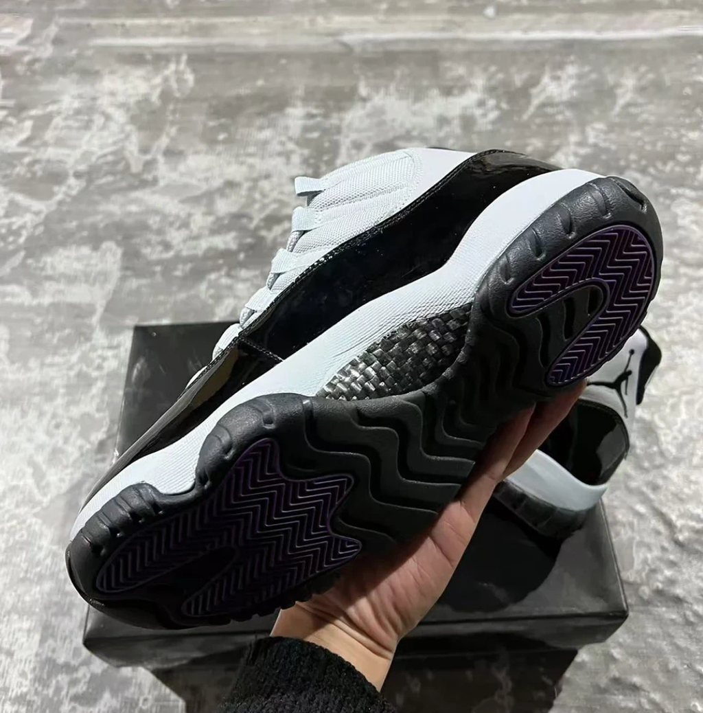Air Jordan 11 Black Cool Grey Shoes Sneakers by Air Jordan