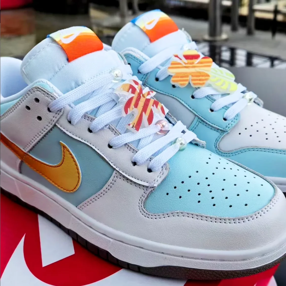 Dunk Low LX Beach Sunset Shoes Sneakers by Air Jordan
