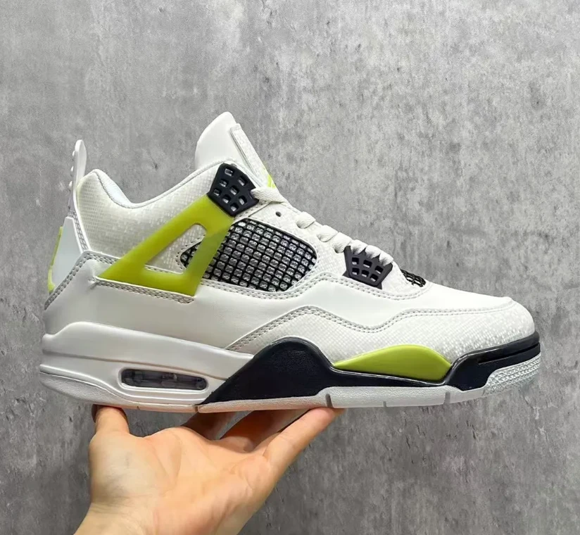 Air Jordan 4 Light Lemon Twist Shoes Sneakers by Air Jordan
