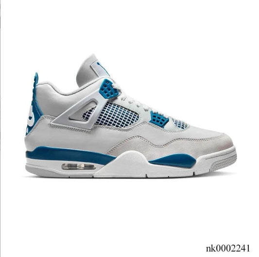 AJ 4 Retro Military Blue Shoes Sneakers by Air Jordan