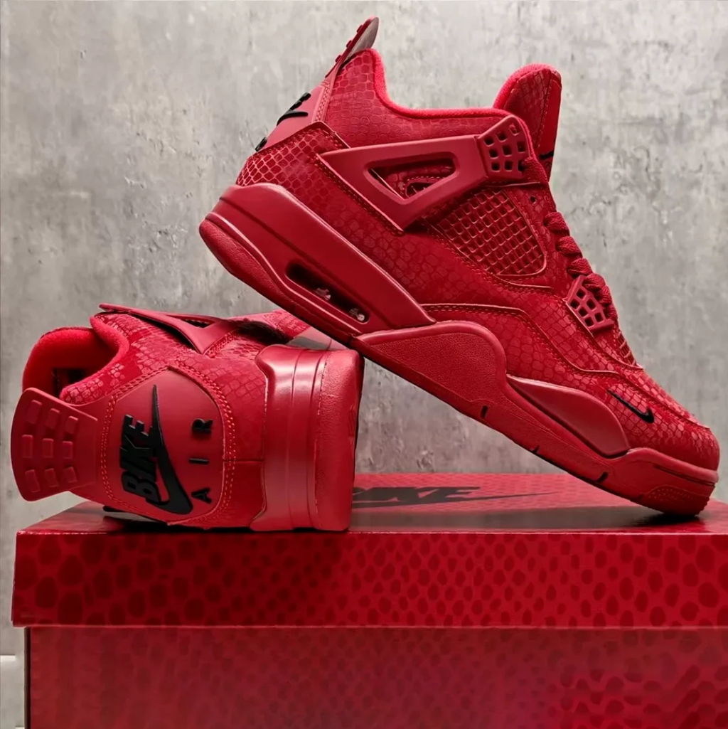 Nigel Sylvester x Air Jordan 4 Red Mamba Shoes Sneakers by Air Jordan