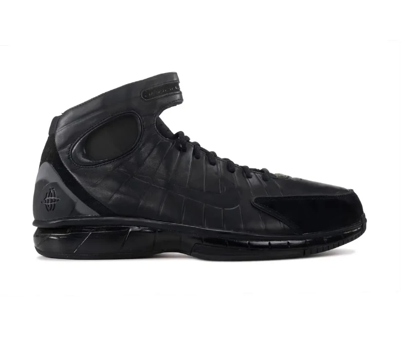 NK Air Zoom Huarache 2K4 OT Black Shoes Sneakers by Air Jordan