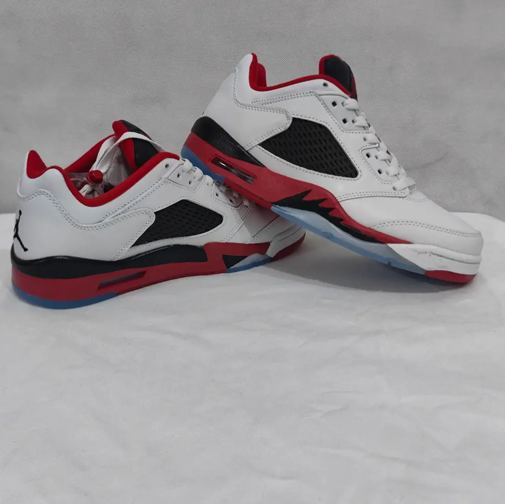 Air Jordan 5 Retro Low Fire Red Shoes Sneakers by Air Jordan