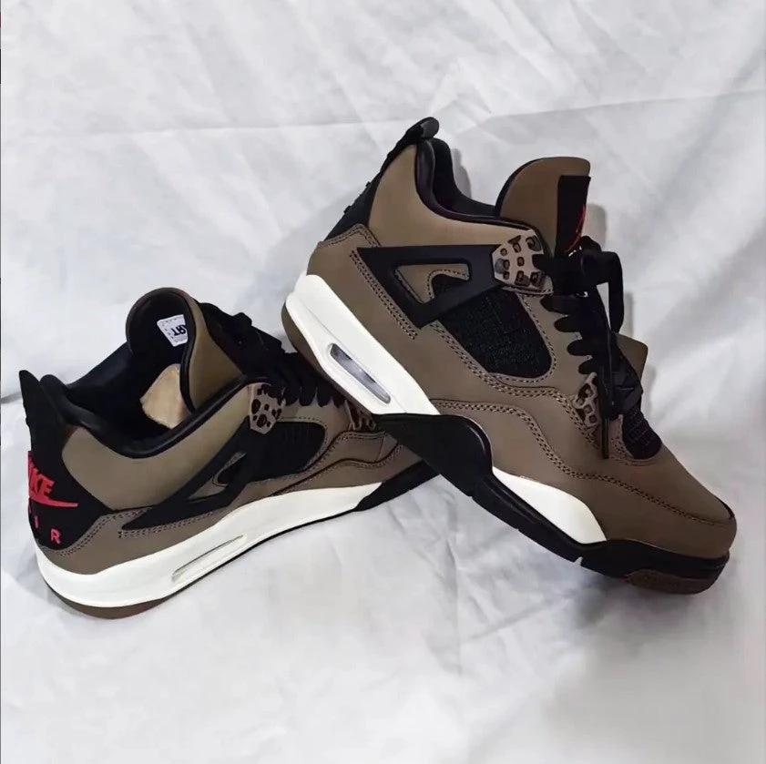 Travis Scott x Air Jordan 4 Olive Shoes Sneakers by Air Jordan