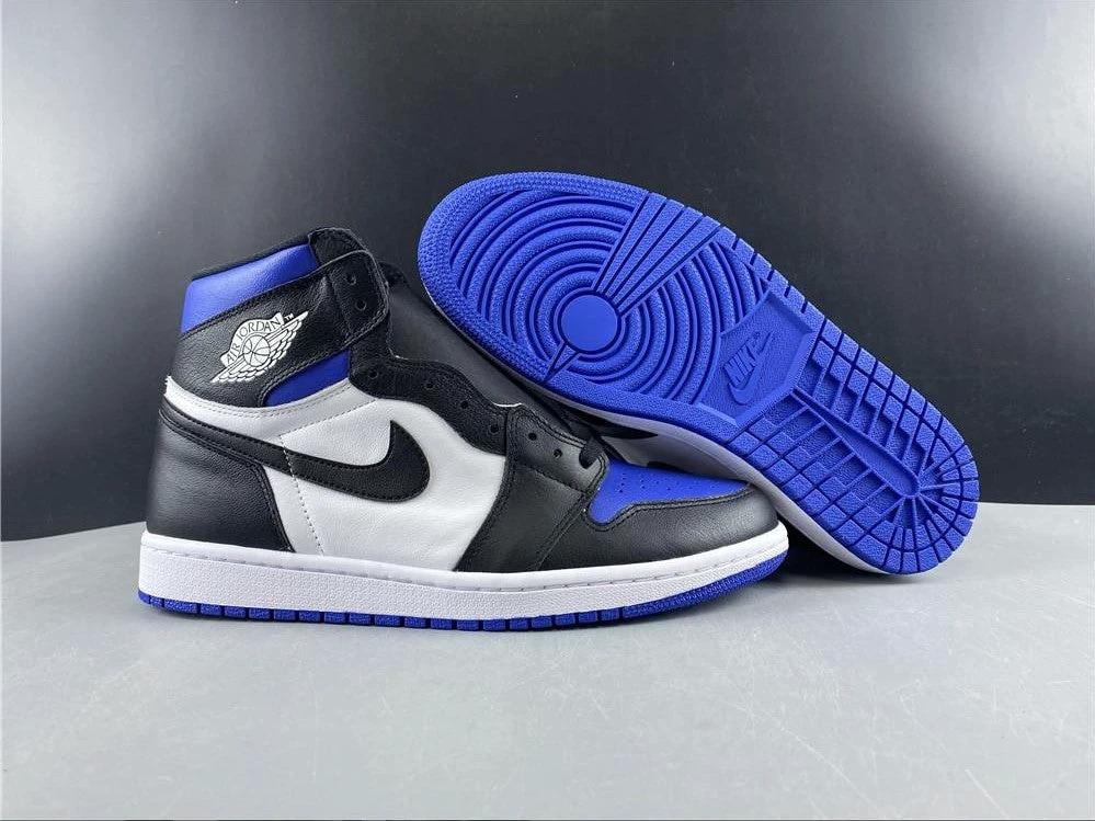 Air Jordan 1 Retro High Black Game Royal Shoes Sneakers by Air Jordan