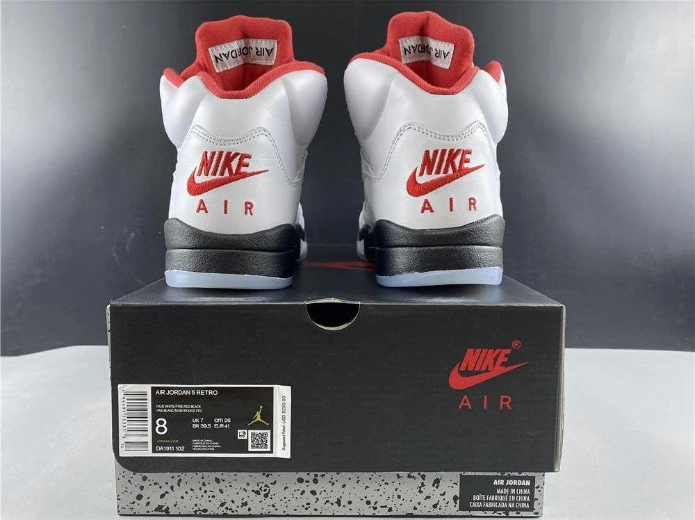 Air Jordan 5 Fire Red Silver Tongue (2020) Shoes Sneakers by Air Jordan