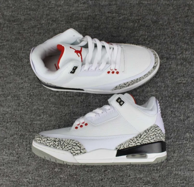 Air Jordan 3 Retro White Cement ’88 Dunk Contest Shoes Sneakers by Air Jordan
