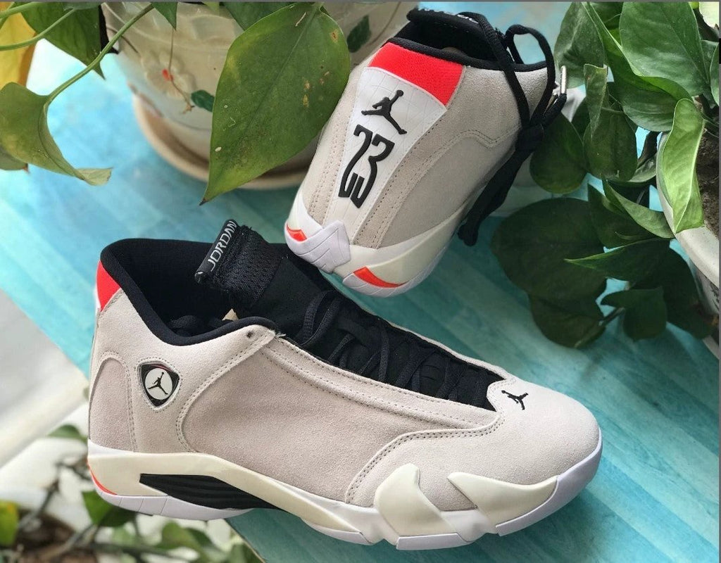 Air Jordan 14 Retro Desert Sand Shoes Sneakers by Air Jordan