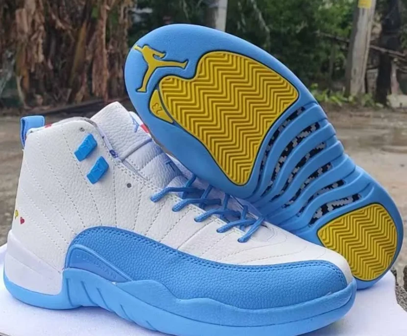 Air Jordan 12 Emoji Shoes Sneakers by Air Jordan