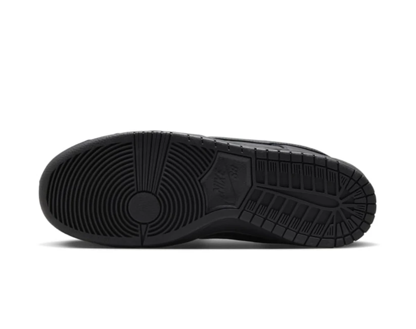 SB Dunk Low Pro ISO Triple Black Shoes Sneakers by Air Jordan