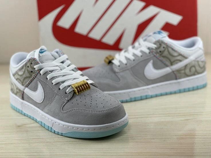 Dunk Low Barbershop Grey Shoes Sneakers by Air Jordan