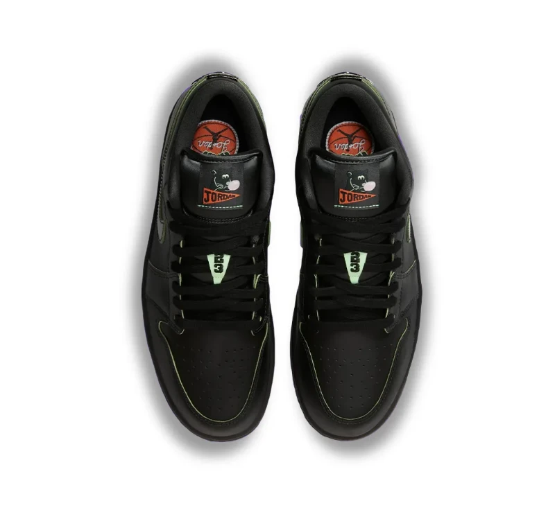 Air Jordan 1 Low Black Cat Shoes Sneakers by Air Jordan