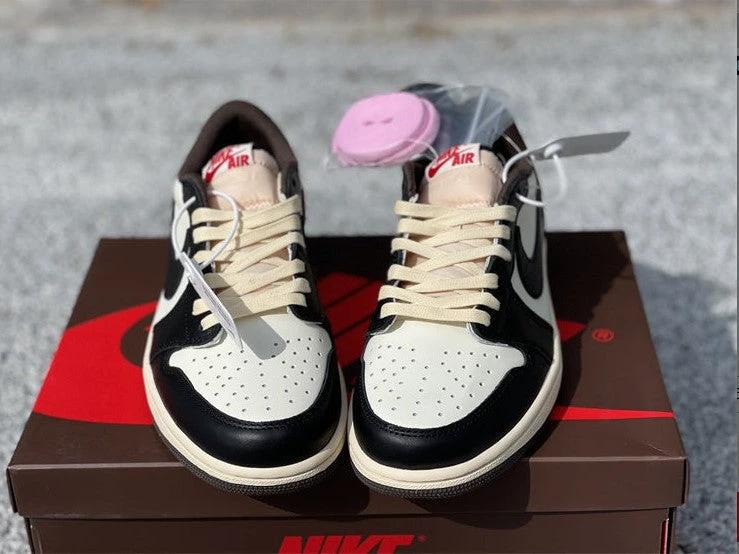Travis Scott x Air Jordan 1 Low OG SP Dark Mocha Shoes Sneakers by Air Jordan