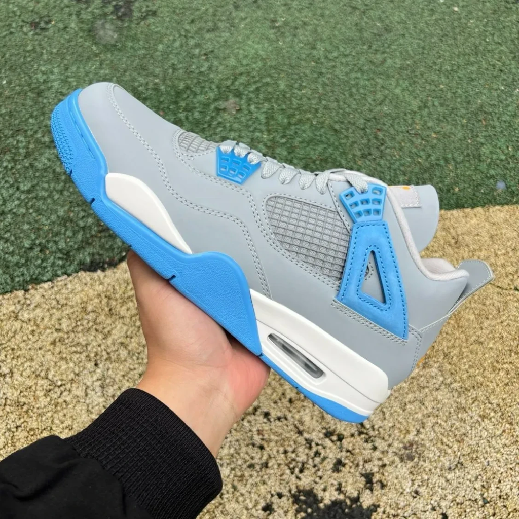 Air Jordan 4 LS Mist Blue Shoes Sneakers by Air Jordan