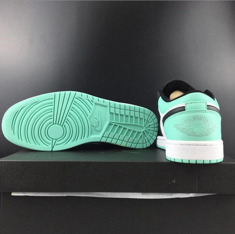 Air Jordan 1 Low Emerald Toe Shoes Sneakers by Air Jordan