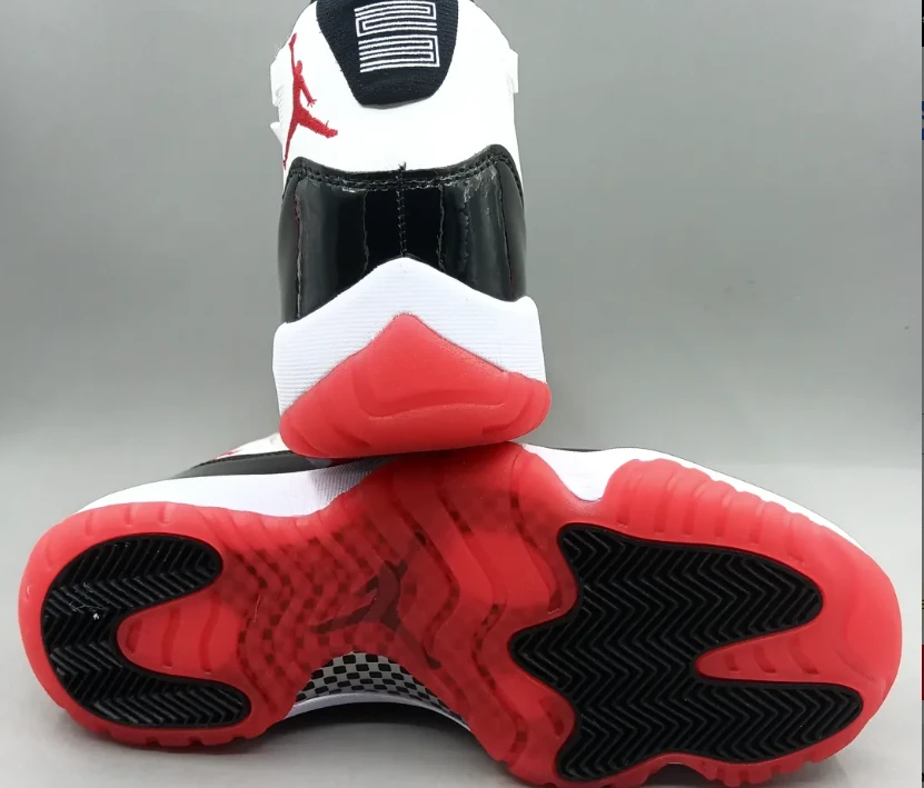 Air Jordan 11 Black White Red Shoes Sneaker by Air Jordan