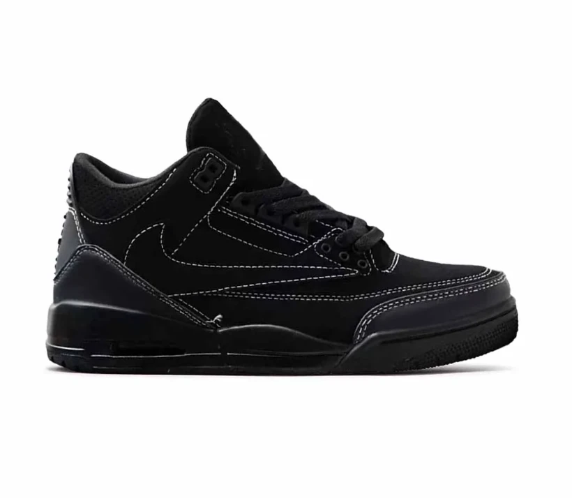Travis Scott x AJ 3 Black Cat Shoes Sneakers by Air Jordan