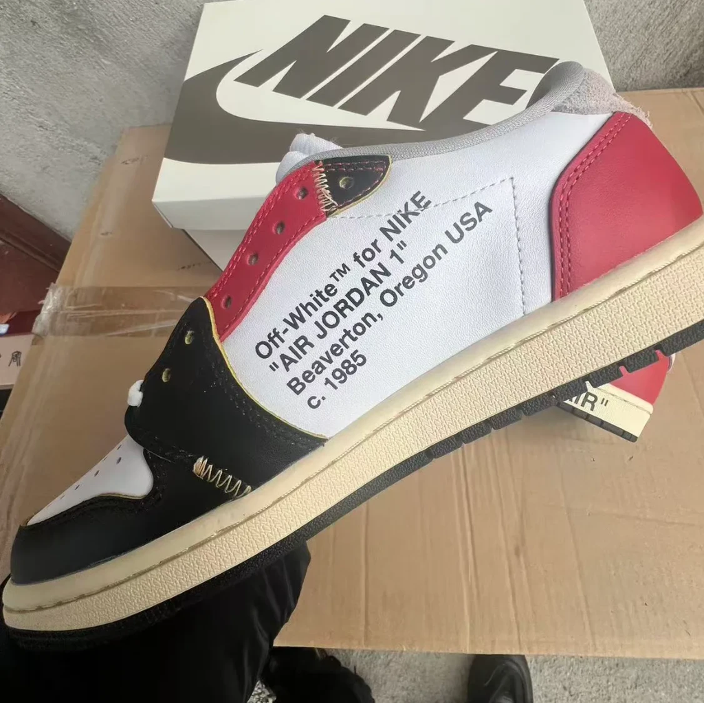 OW x Air Jordan 1 Low OG Goat Lows Shoes Sneakers by Air Jordan