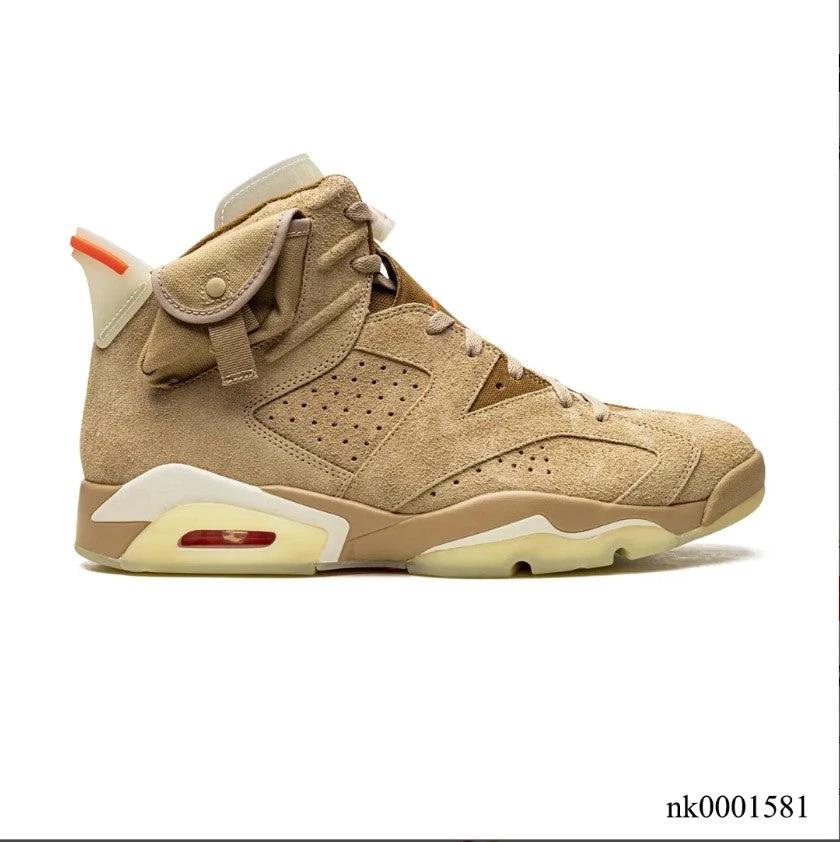 Travis Scott x AJ 6 British Khaki Shoes Sneakers by Air Jordan