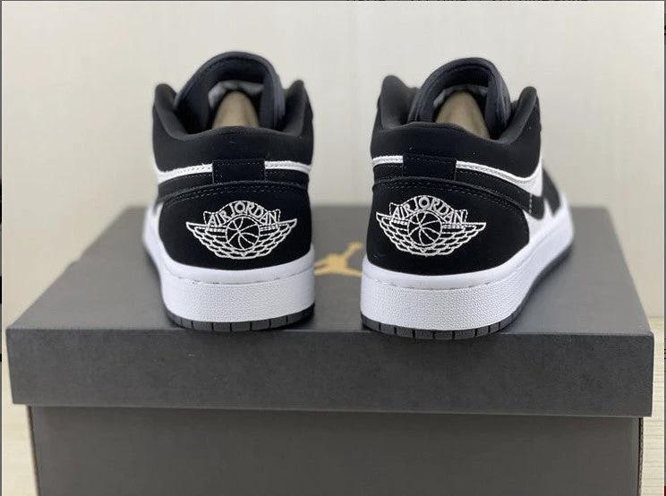 Air Jordan 1 Low Black White Shoes Sneakers by Air Jordan