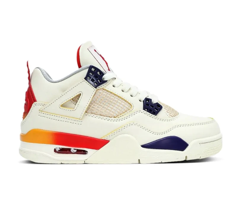 J Balvin x AJ 4 Medellín Sunset Shoes Sneakers by Air Jordan
