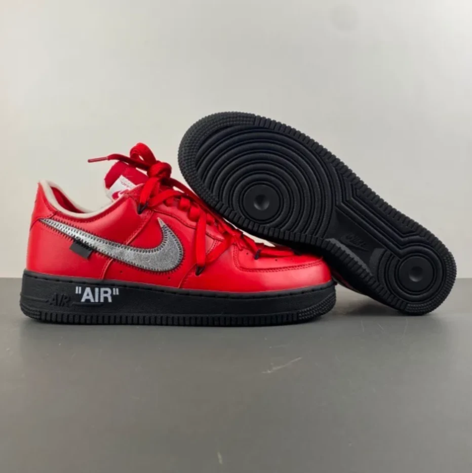 OW x Air Force 1 Low Crimson Sample Shoes Sneaker by Air Jordan