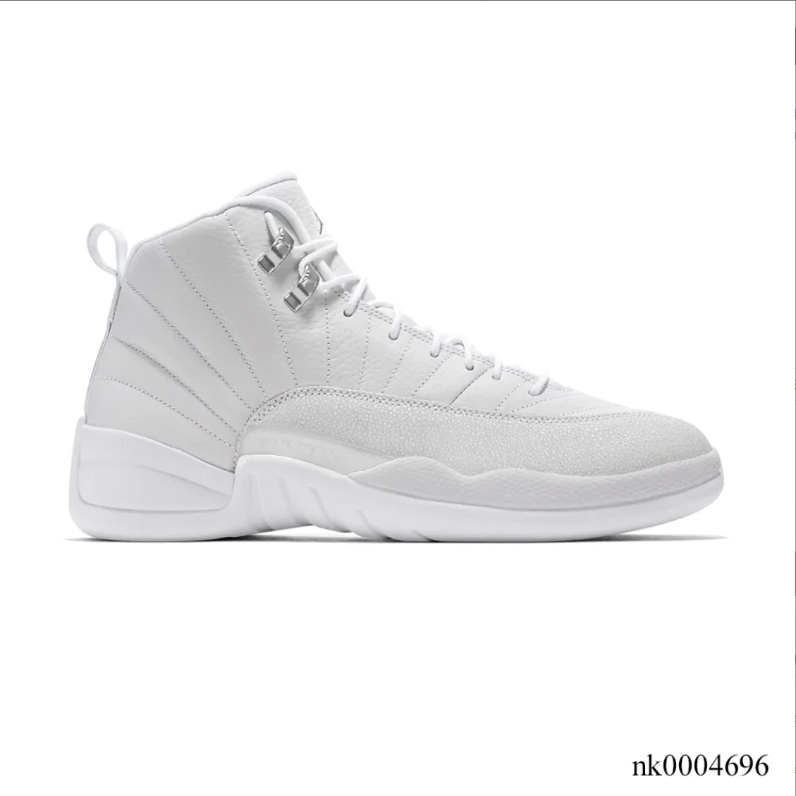 Air Jordan 12 Triple White Shoes Sneakers by Air Jordan