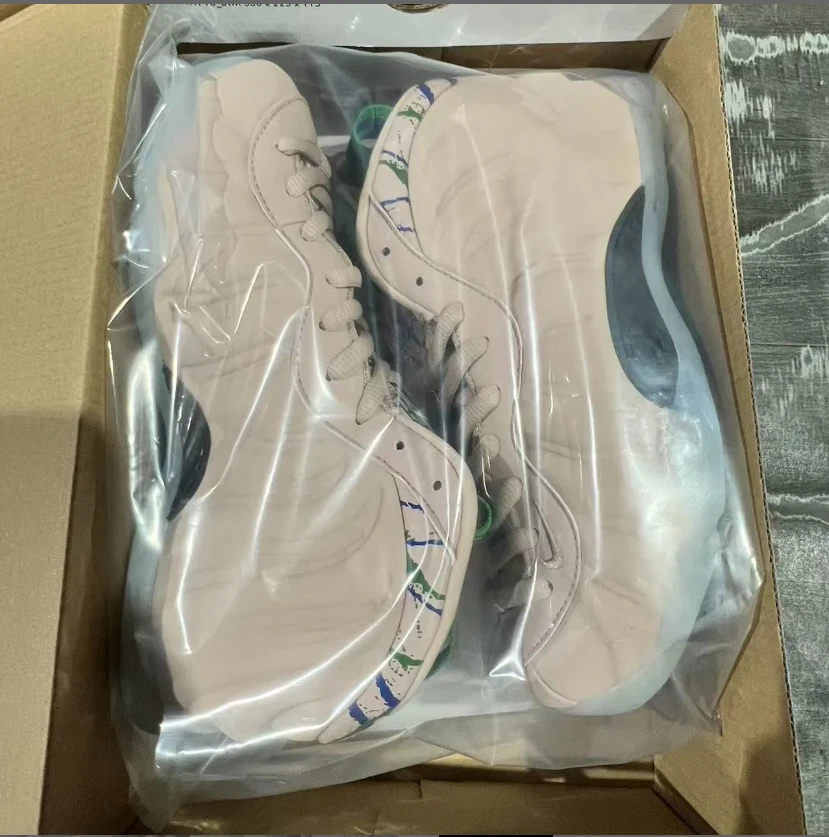 Air Foamposite One Particle Beige Shoes Sneakers by Air Jordan