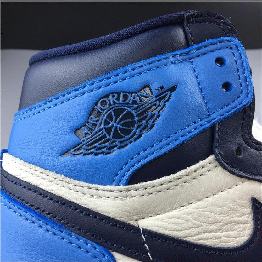 Air Jordan 1 Retro High Obsidian UNC Shoes Sneakers by Air Jordan