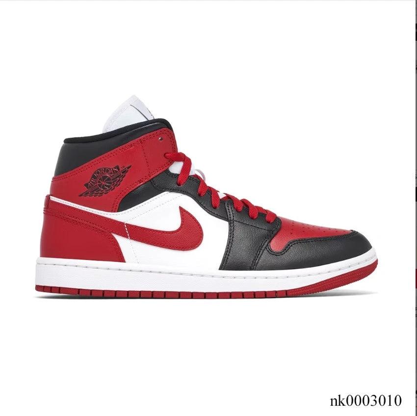 Air Jordan 1 Mid Alternate Bred Toe Shoes Sneakers by Air Jordan