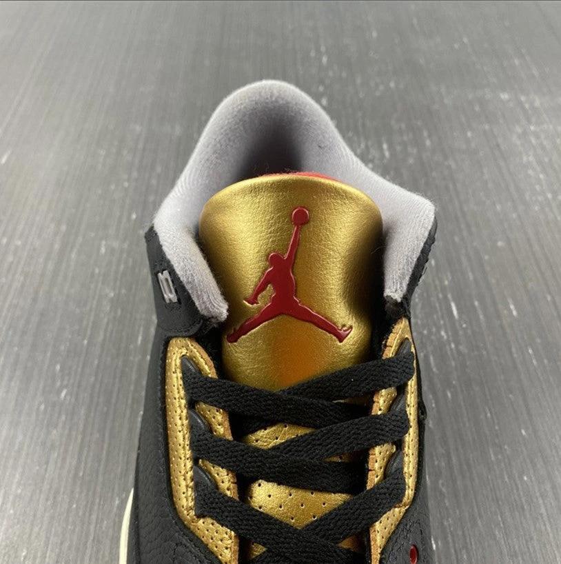 Air Jordan 3 Black Gold Shoes Sneakers by Air Jordan