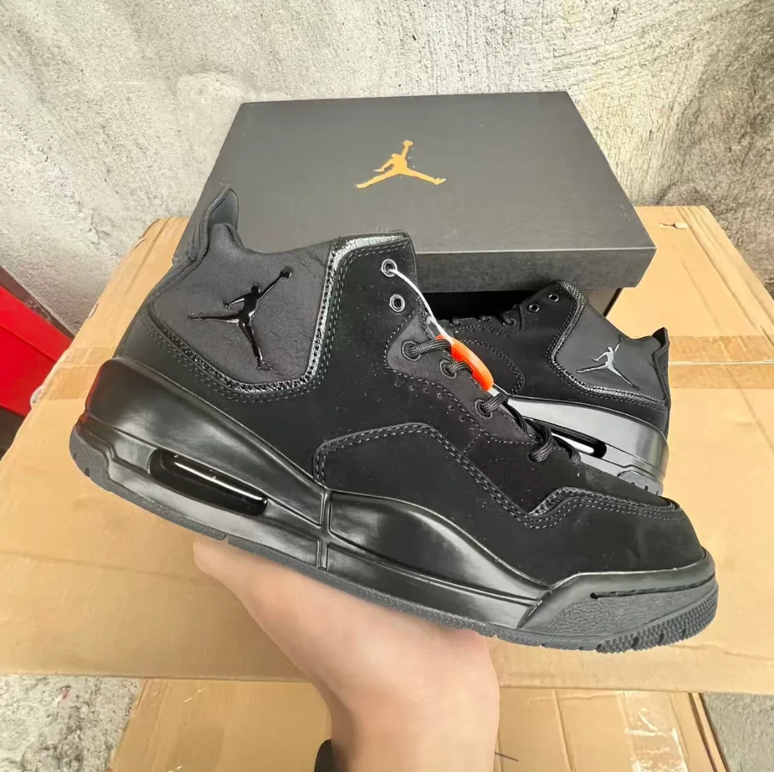 Air Jordan Courtside 23 Triple Black Shoes Sneakers by Air Jordan