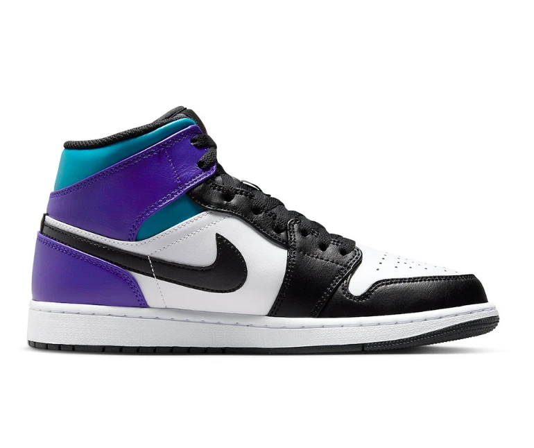 Air Jordan 1 Mid Aqua Shoes Sneakers by Air Jordan