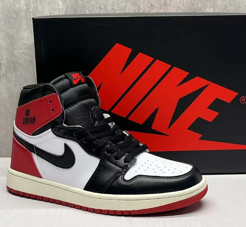 Air Jordan 1 High OG Black Toe Reimagined Shoes Sneakers by Air Jordan