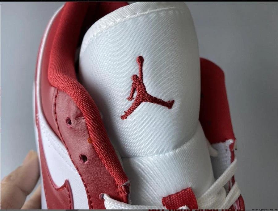 Air Jordan 1 Low Gym Red White Shoes Sneakers by Air Jordan