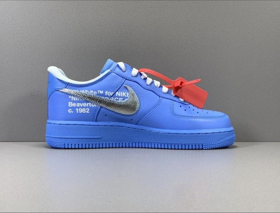 Air Force 1 Low Off-White MCA University Blue Shoes Sneakers by Air Jordan