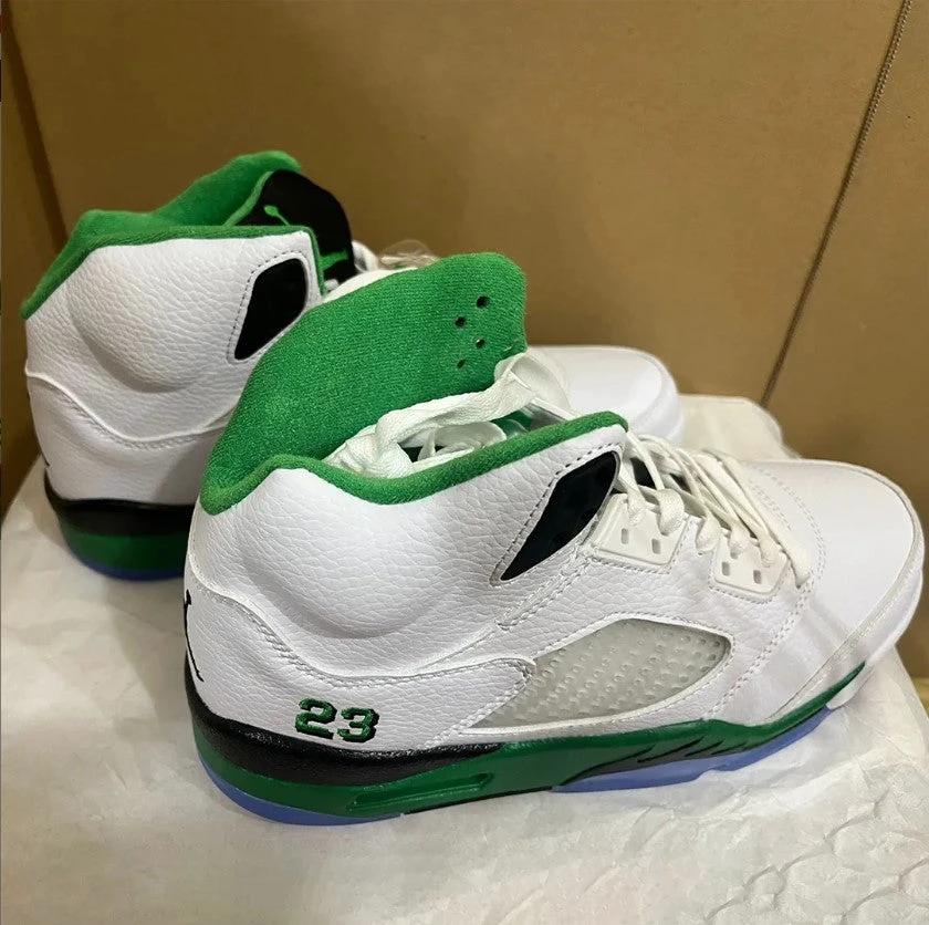 Air Jordan 5 Lucky Green Shoes Sneakers by Air Jordan