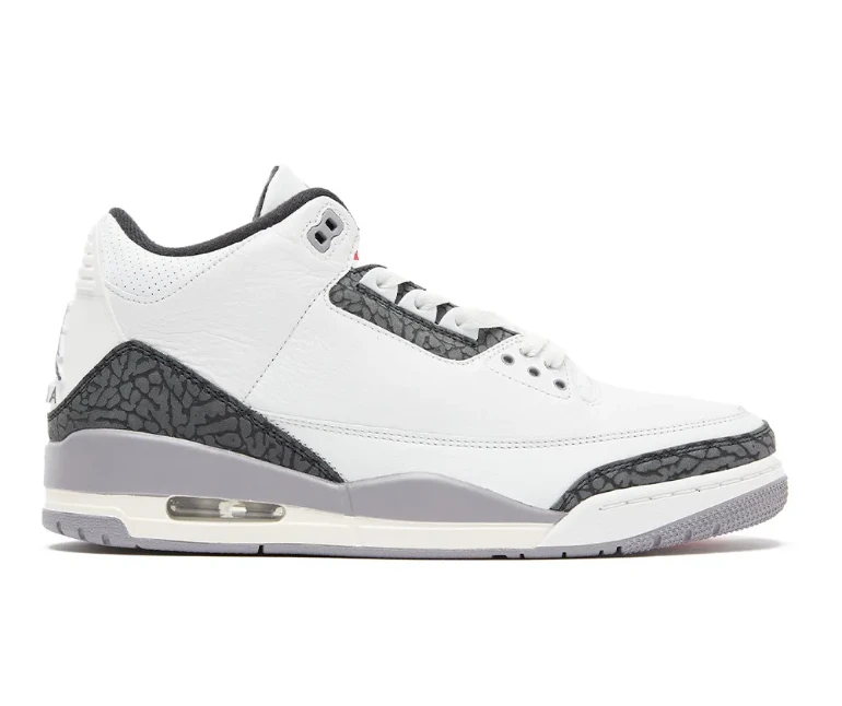 Air Jordan 3 Cement Grey Shoes Sneakers by Air Jordan