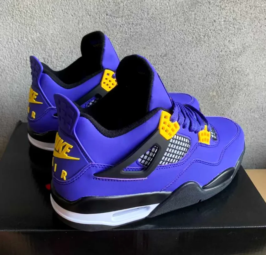 Air Jordan 4 Imperial Purple Shoes Sneakers by Air Jordan
