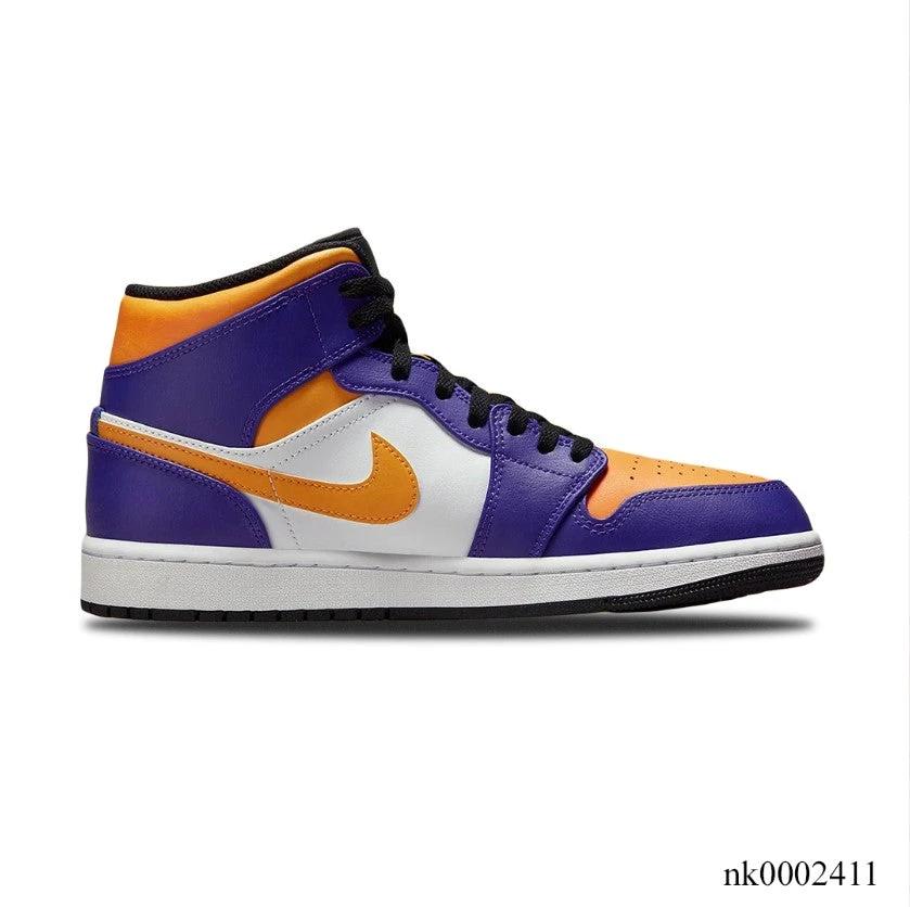 Air Jordan 1 Mid Lakers Shoes Sneakers by Air Jordan