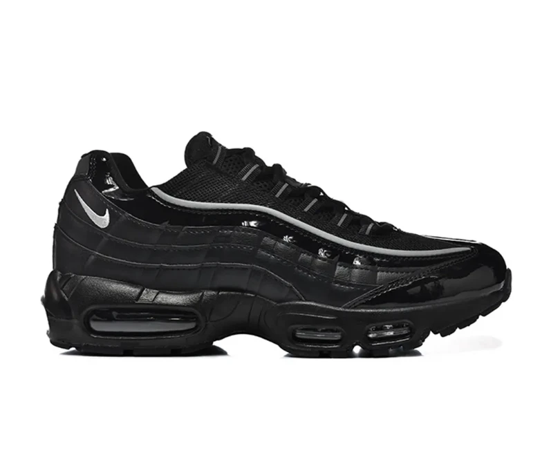 Air Max 95 Black Patent Shoes Sneakers by Air Jordan