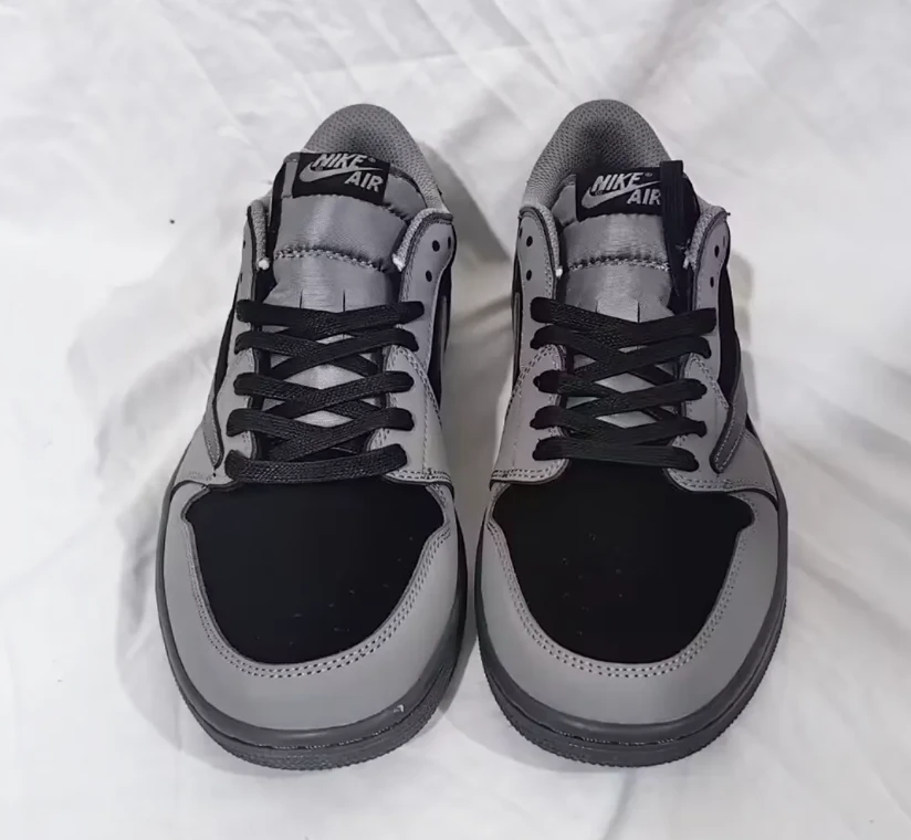 Travis Scott x AJ 1 Low Black Grey Shoes Sneaker by Air Jordan