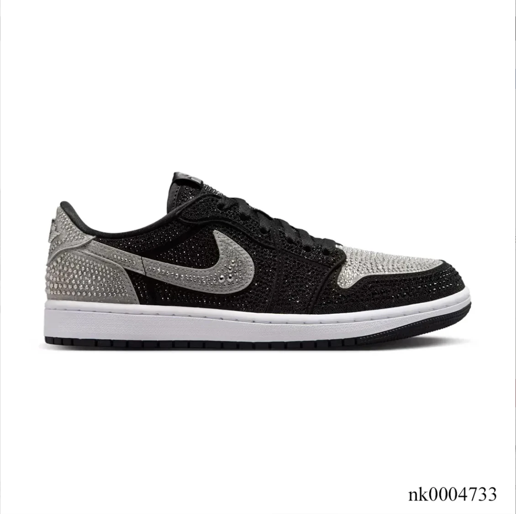 [Premium] Swarovski x Air Jordan 1 Low OG Stealth Shoes Sneakers by Air Jordan
