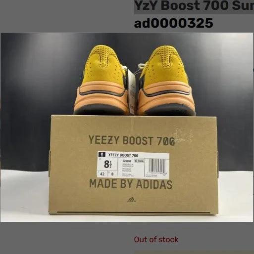 Yeezy Boost 700 Sun Yellow Shoes Sneakers by Air Jordan