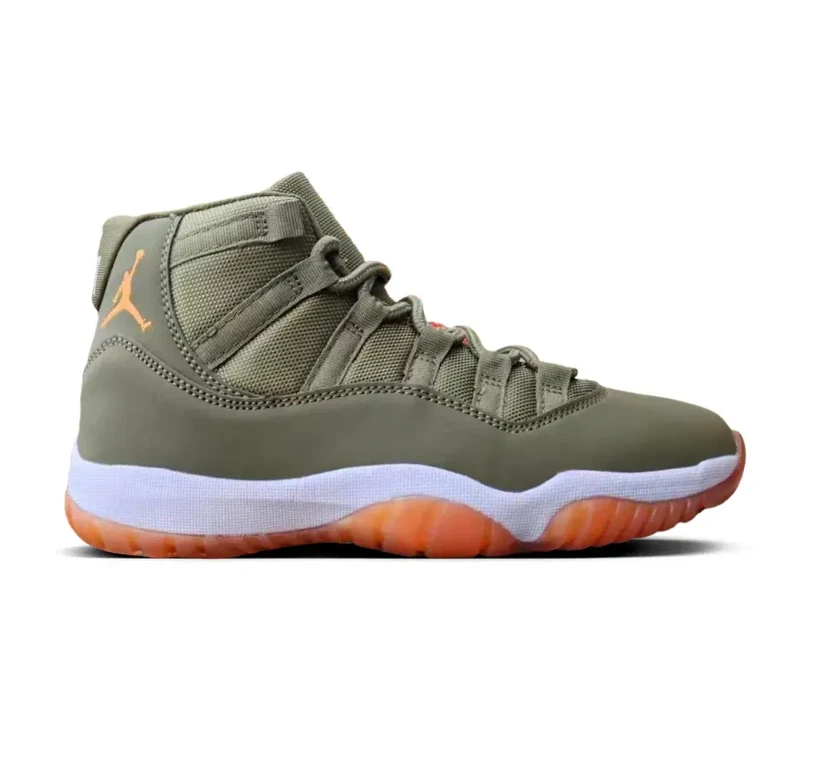 Air Jordan 11 Matte Olive Green Shoes Sneaker by Air Jordan